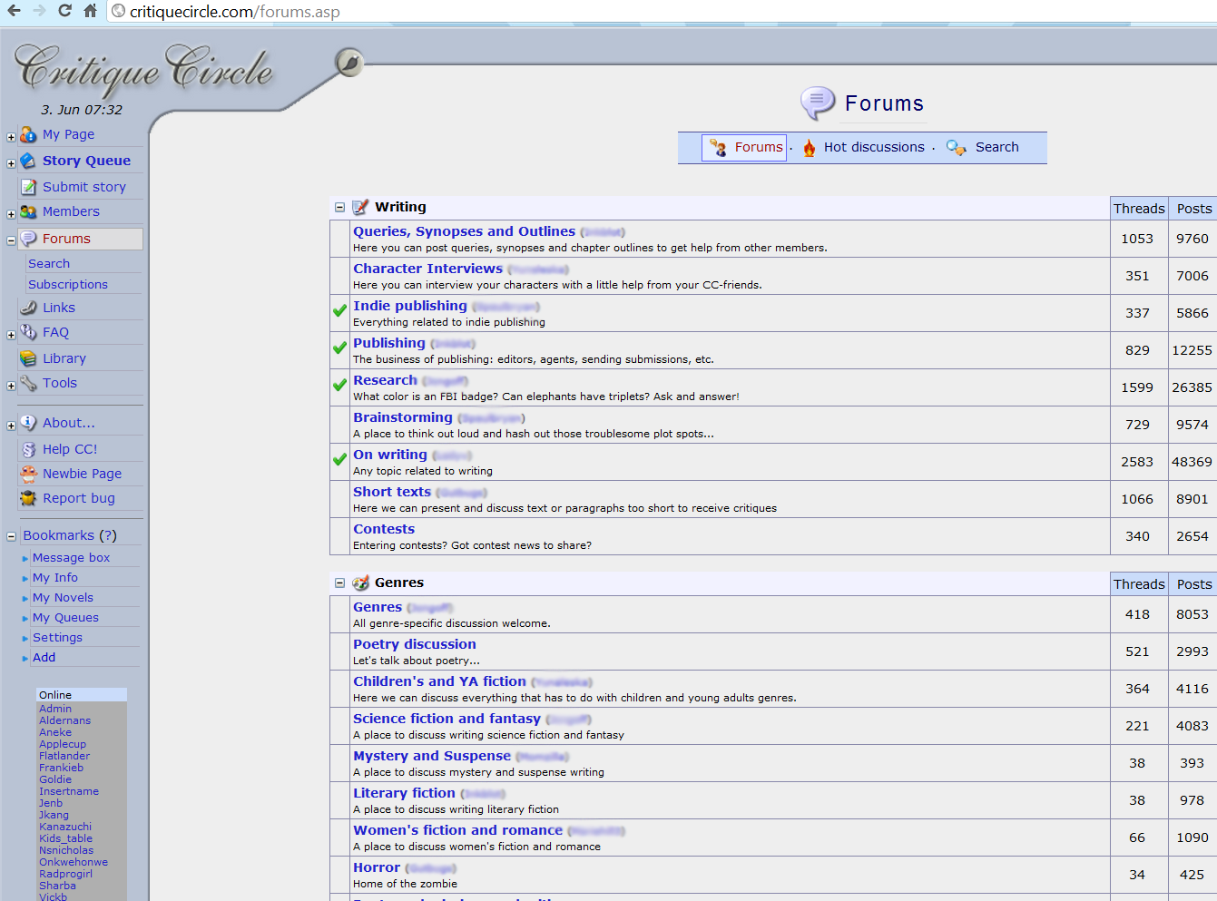 Critique Circle Forums Critique Circle Forums